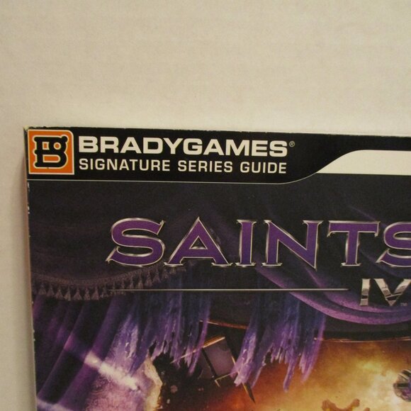 Saints Row 4 Bradly Games Large Purple Black White Players Guide Book - Picture 2 of 7